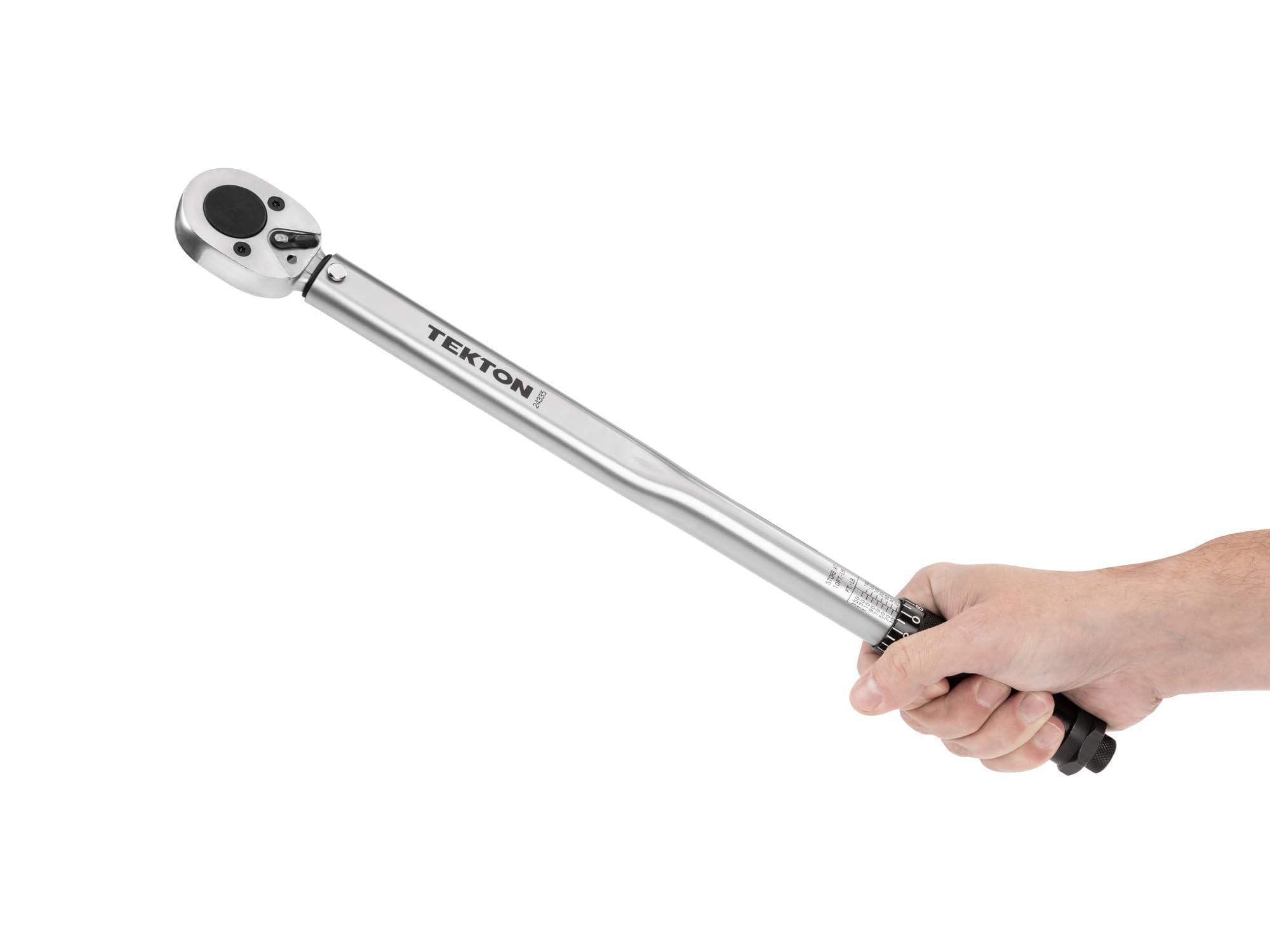 TEKTON TEKTON 1/2 Inch Drive Micrometer Torque Wrench (10-150 ft.-lb.) 24335