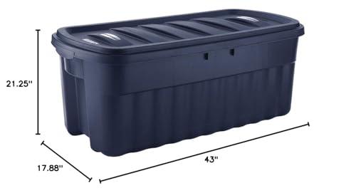 Rubbermaid Rubbermaid 50 Gallon Roughneck Storage Tote Durable, Reusable, Plastic Storage Bin