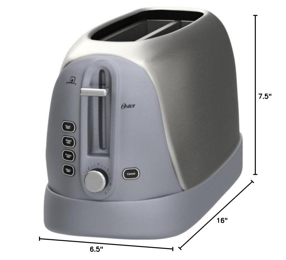 Oster Oster, Stainless Steel Long Slot 4-Slice Toaster, (TSSTTR6330-NP)