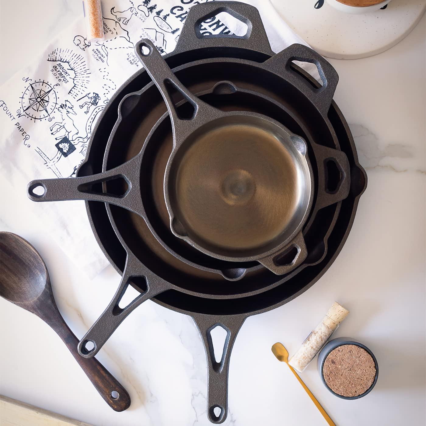 Backcountry Iron Backcountry Iron 10-1/4 Inch Smooth Wasatch Pre-Seasoned Round Cast Iron Skillet