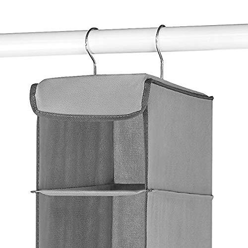 Whitmor Whitmor Hanging Shoe Shelves - 8 Section - Closet Organizer - Grey