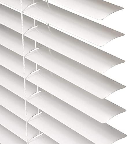 Mood MOOD 1" Aluminum Mini Blinds | 31 inch Blinds for Windows | 1" Cordless Aluminum Window Treatment | Premium White (Aluminum) | 31 Width x 72 Height