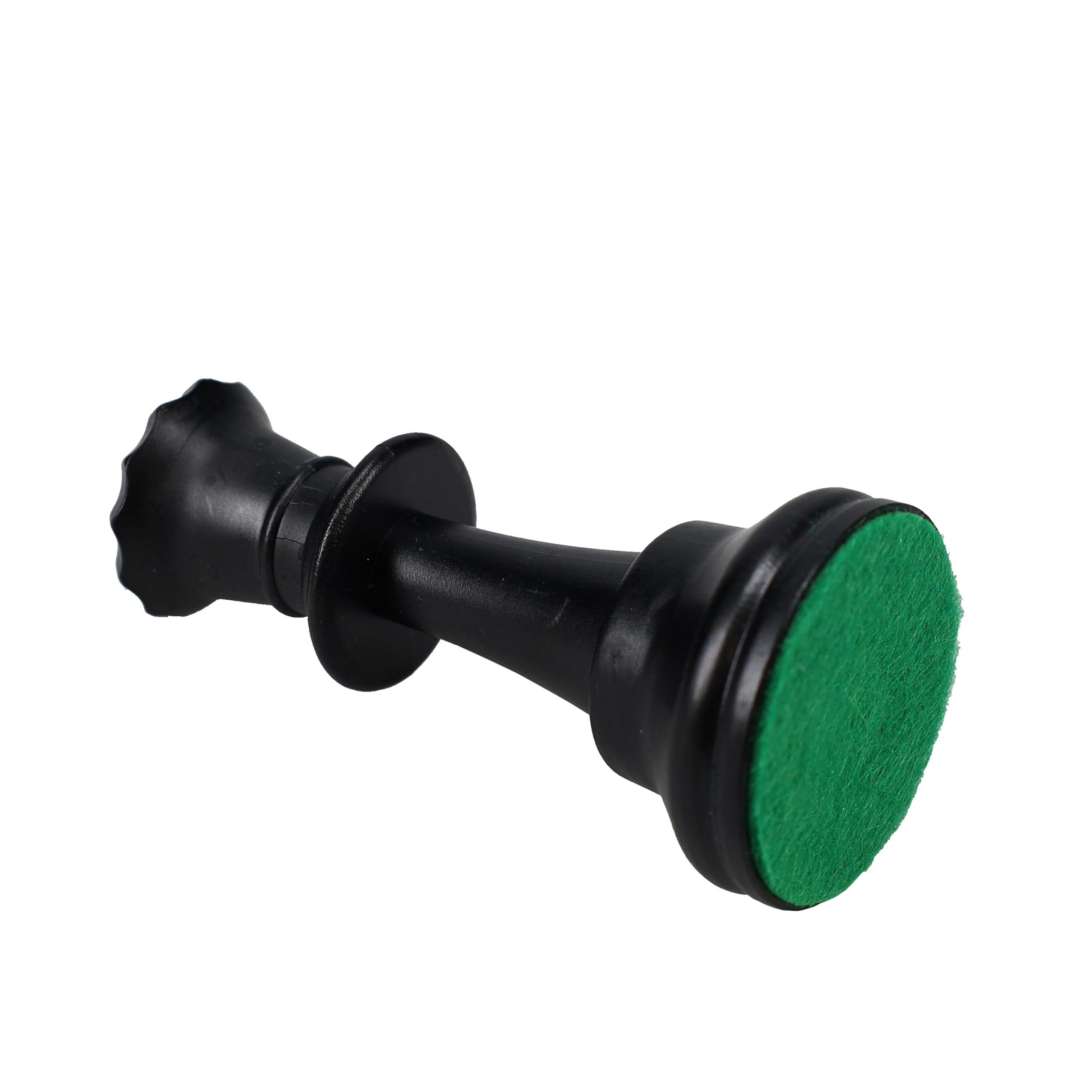 WE Games WE Games Replacement Staunton Chess Piece - Dark Queen, Heavy Weighted Tournament Style Plastic Piece with Felt Bottom - Single Replacement for Classic or Decorative Chess Sets