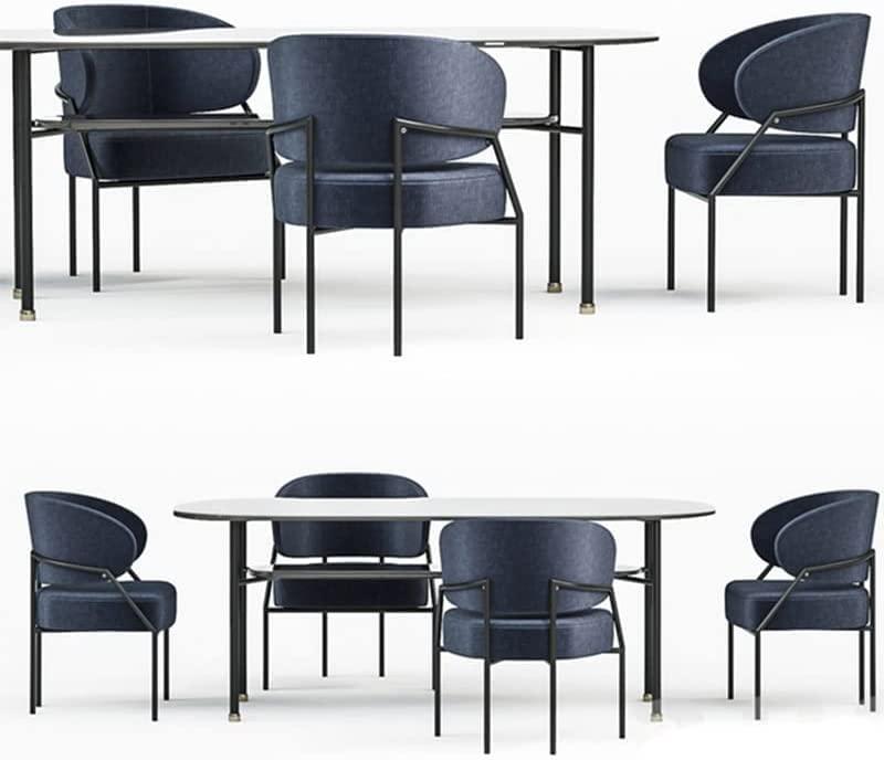 OLOTU OLOTU Dining Room Chairs Dining Chairs Wrought Iron Kitchen Chair Comfortable Leisure Padded Chairs for Kitchen Living Room Dining Room Chairs Latest Styles