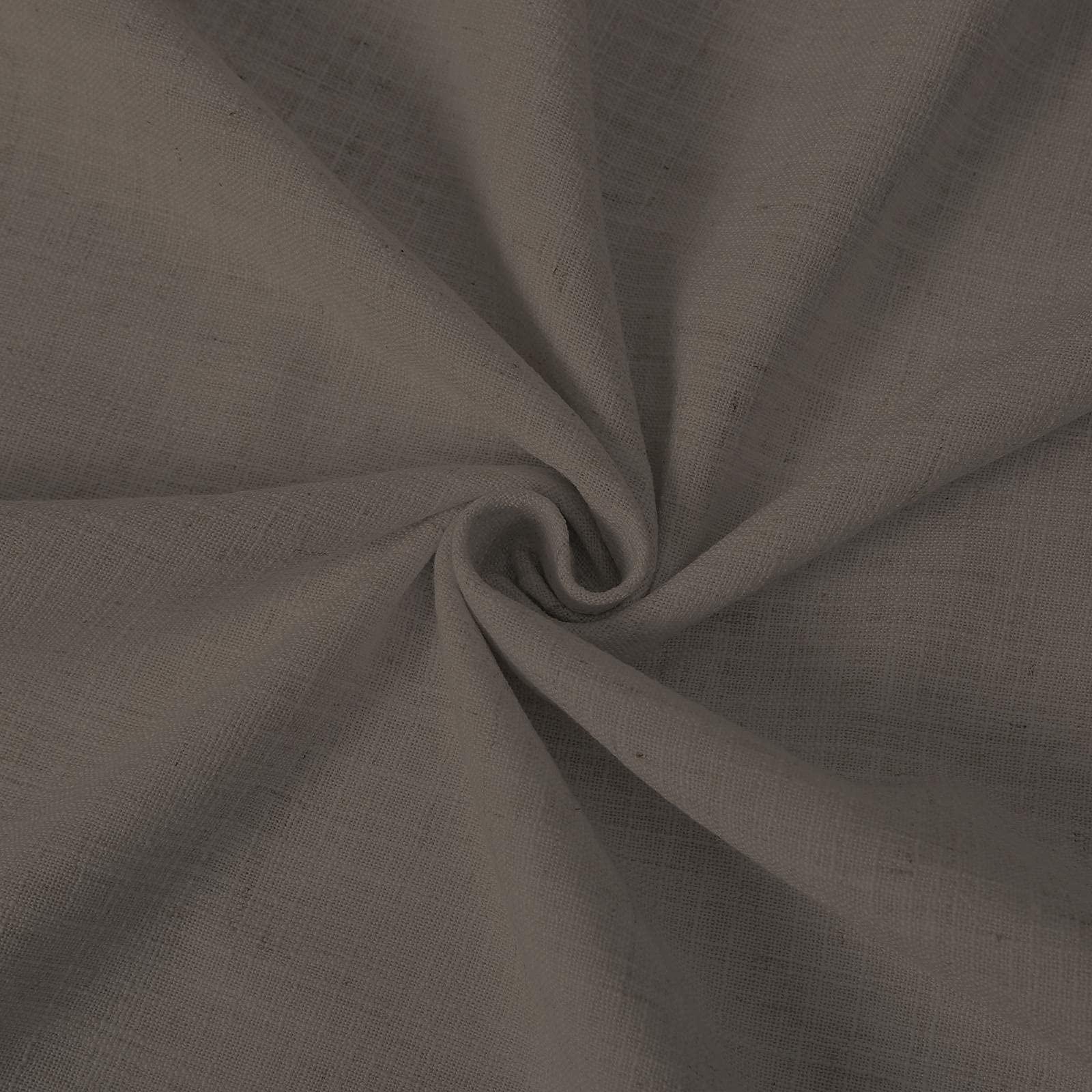 DotheDrape DotheDrape Pinch Pleat Curtain, 84 W x 92 L inch Light Filtering Linen Curtain Drape Panel for Living Room and Silding Door (1 Panel, Chocolate Tart)