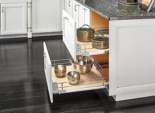 Rev-A-Shelf Rev-A-Shelf Solid Surface Pull Out Organizer Shelf w/Soft Close