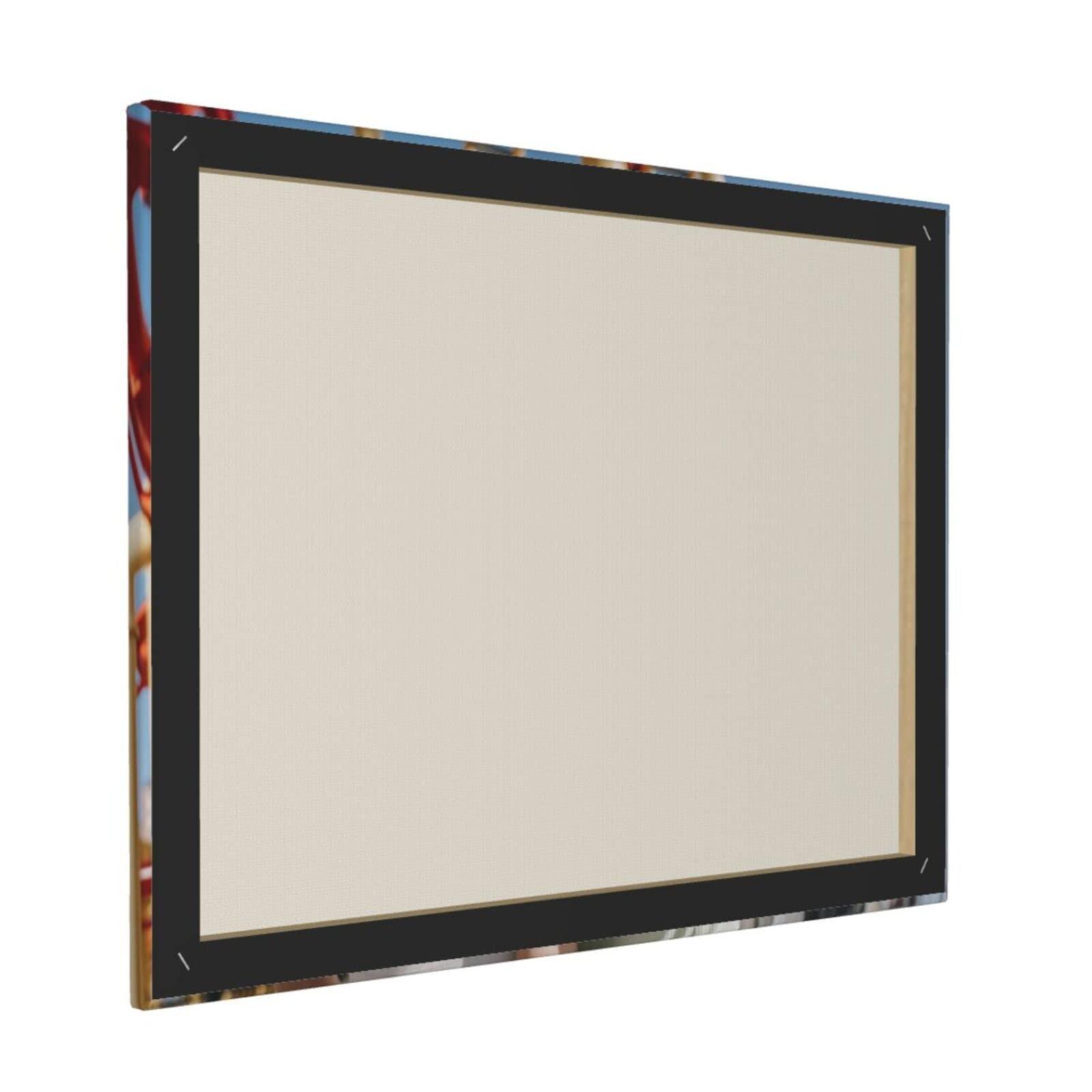 AHOBAGGA AHOBAGGA Custom Canvas Prints Personalized Wall Art Add Your Customized Photo Picture Text Canvas Wall Art for Family Wedding Friends Home Decoration (20x16 in)