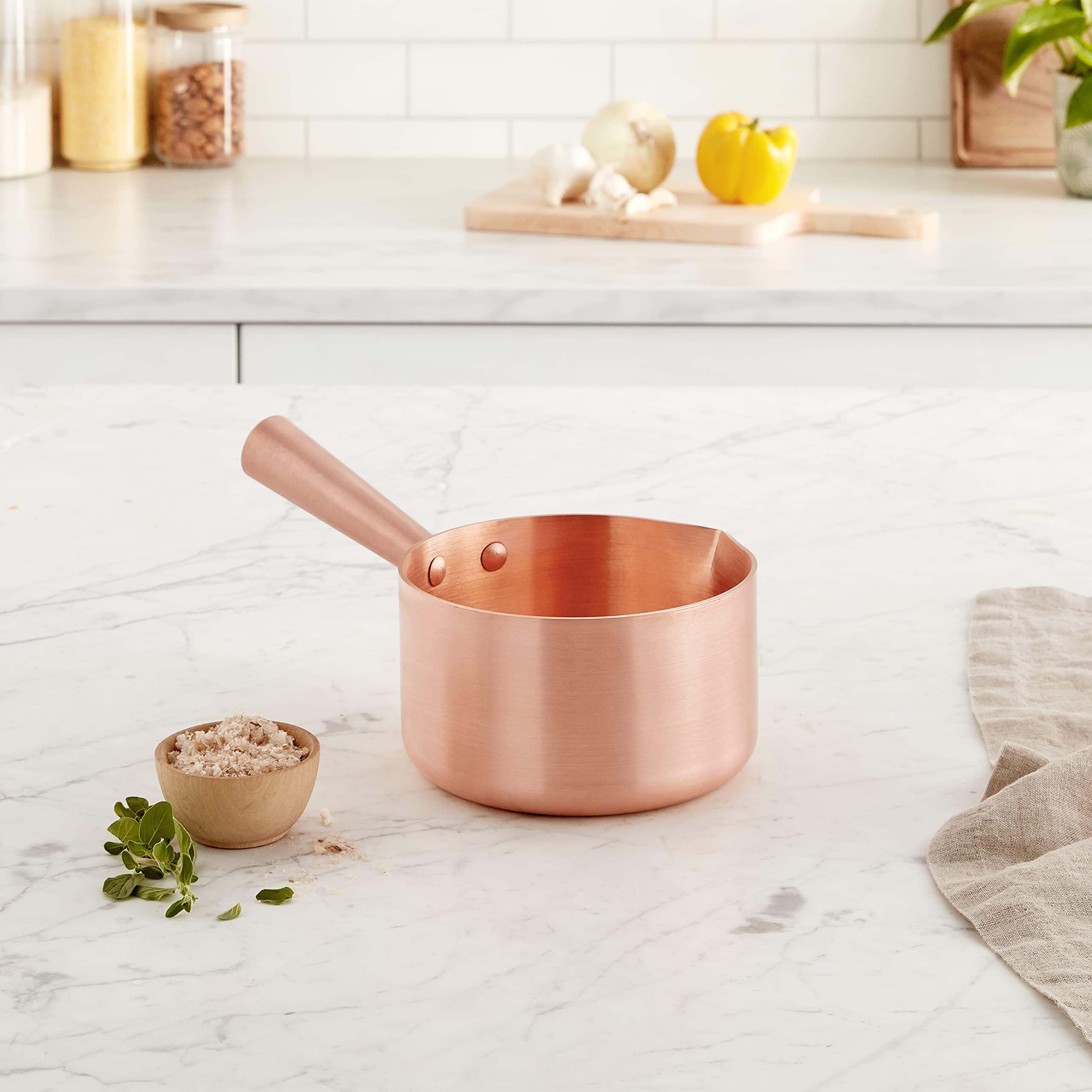 Mauviel Mauviel M\'Passion Copper Sugar & Caramel Sauce Pan, 1.2-qt, Made In France