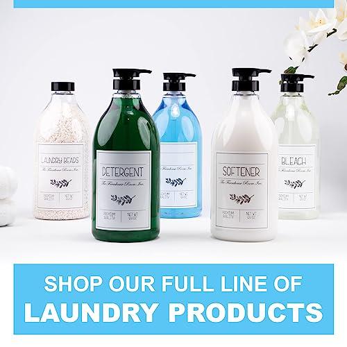 The Farmhouse Room Inc. The Farmhouse Room Inc. Laundry Detergent Dispenser - Fabric Softener Liquid Pump Bottle Dispenser for Laundry Room - BPA Free & PET Plastic 1/2 Gallon Soap Dispenser w/Waterproof Labels - Pack of 2