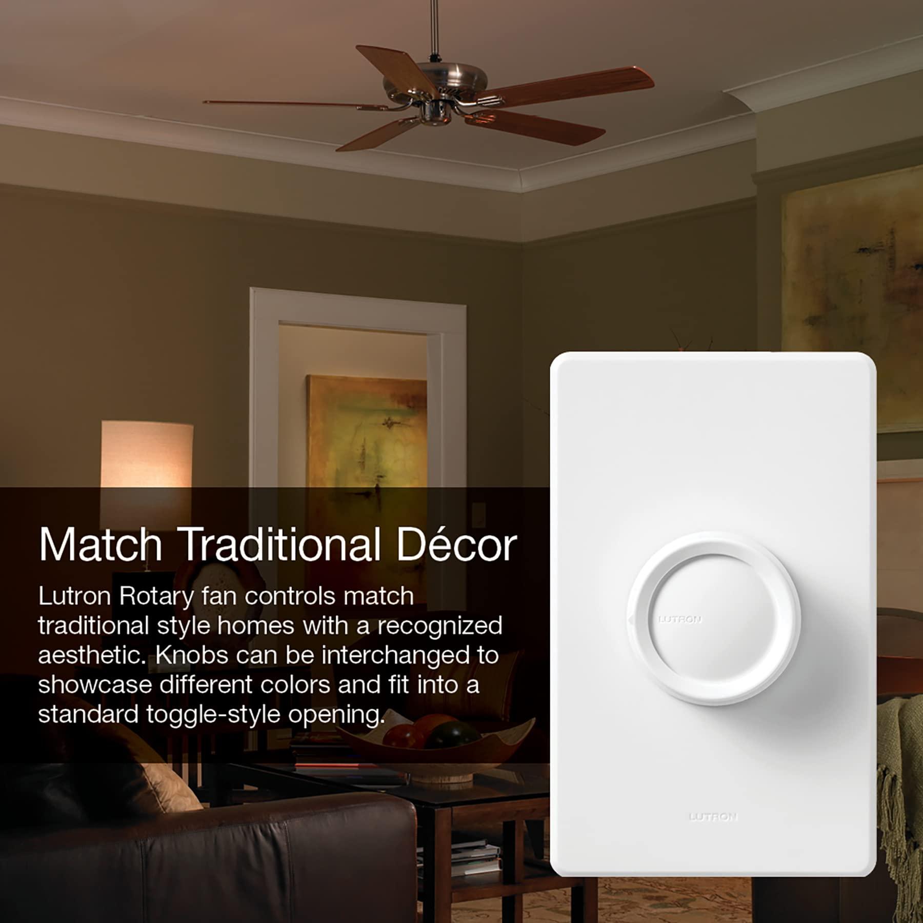 Lutron Lutron FS-5FH-DK Electronics Rotary On/Off Fan-Speed Control