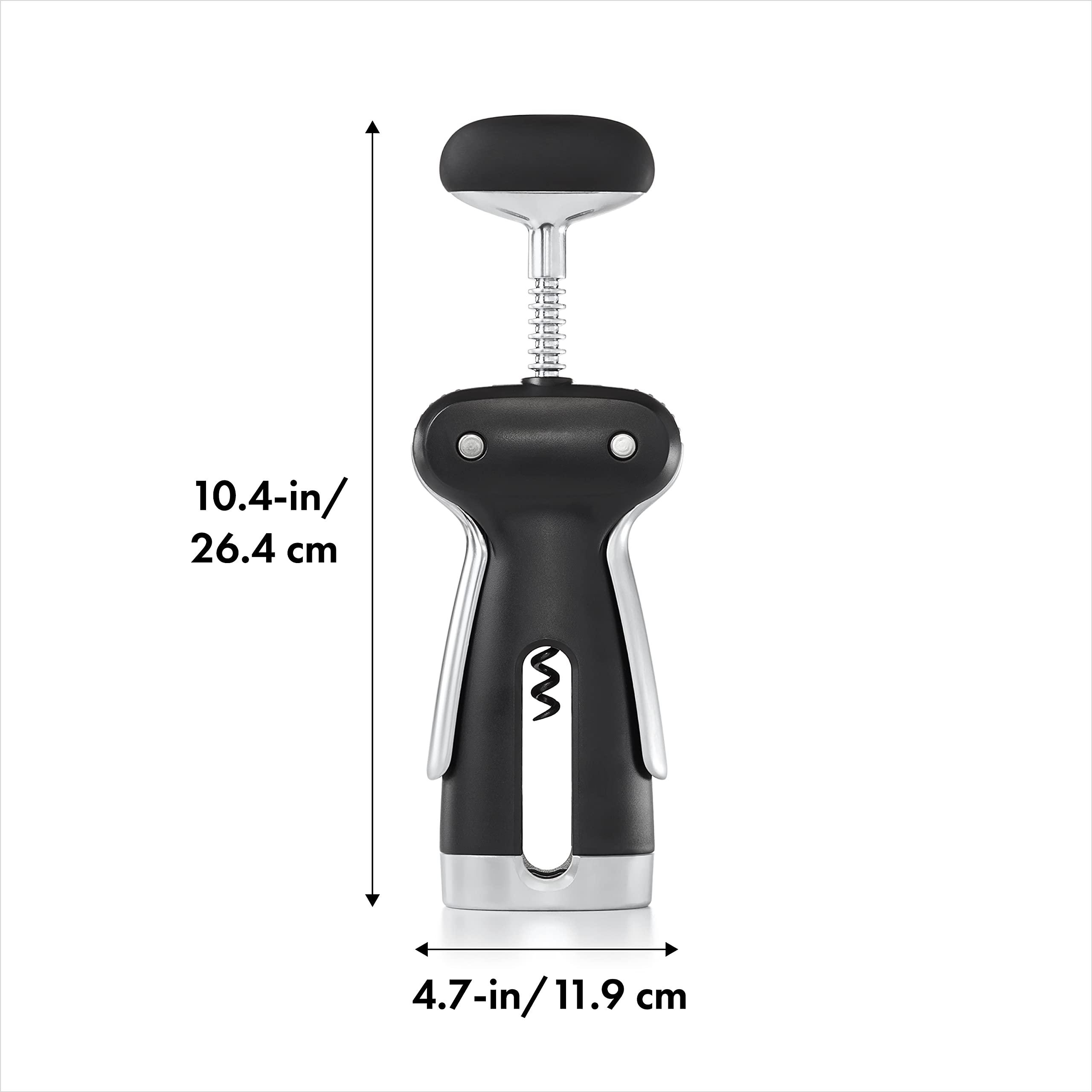 OXO OXO SteeL Winged Corkscrew with Removable Foil Cutter, INOXO.3113400ML