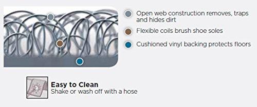 American Floor Mats 3M Nomad 6050 Medium Traffic Red 3\' x 4\' Vinyl Mesh Scraper Mat - Premium Colors