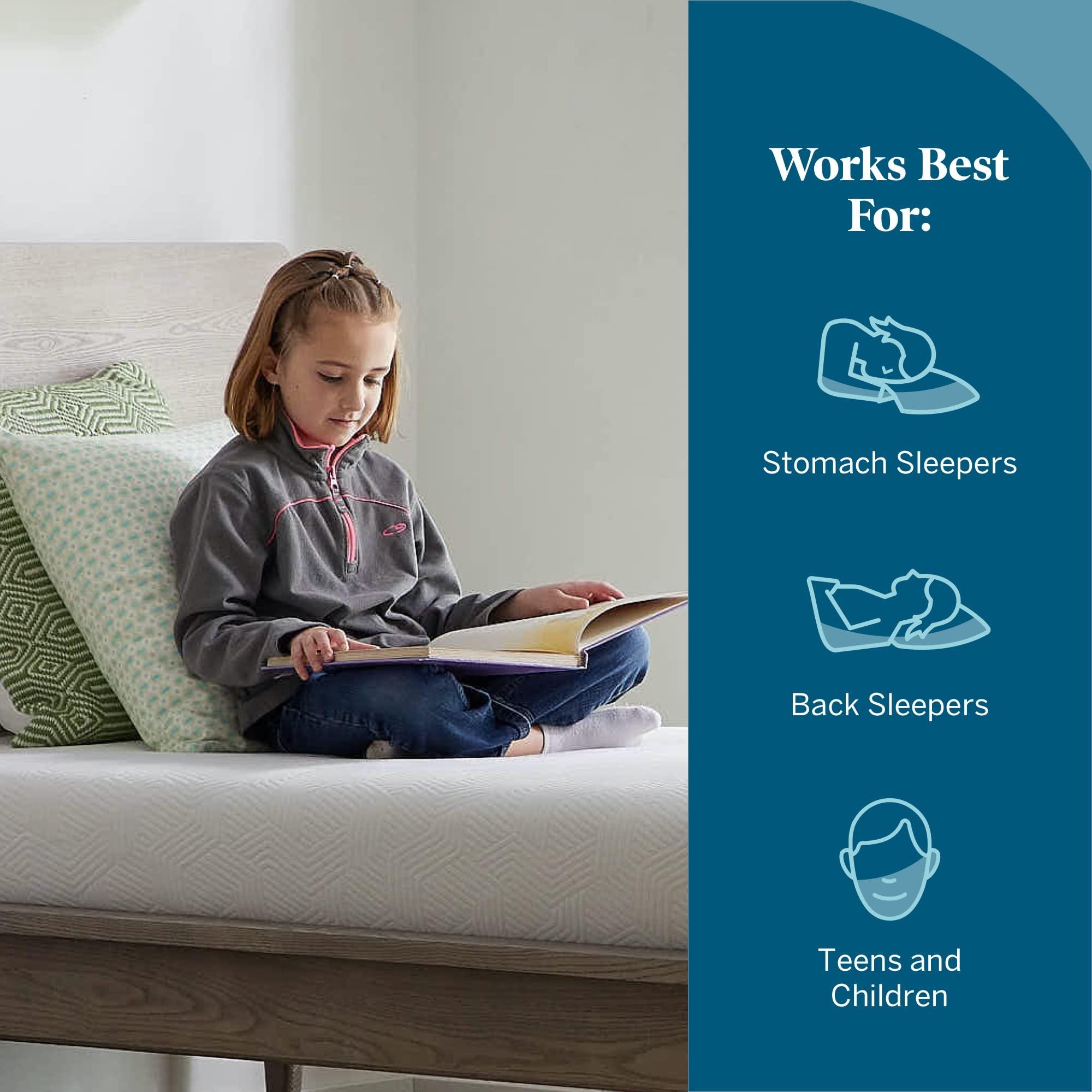 LUCID Lucid 6 Inch Memory Foam Mattress - Firm Feel - Gel Infusion - Memory Foam Infused with Bamboo Charcoal - Breathable - CertiPur Certified - Twin