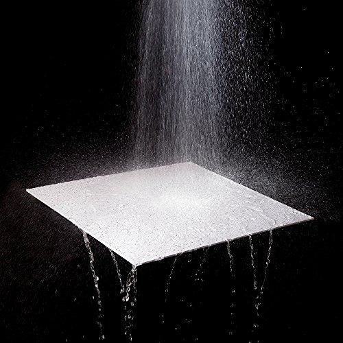 Genesis Genesis 2ft x 2ft White Drifts Ceiling Tiles - Easy Drop-In Installation Waterproof, Washable and Fire-rated - High-Grade PVC to Prevent Breakage (One Tile)