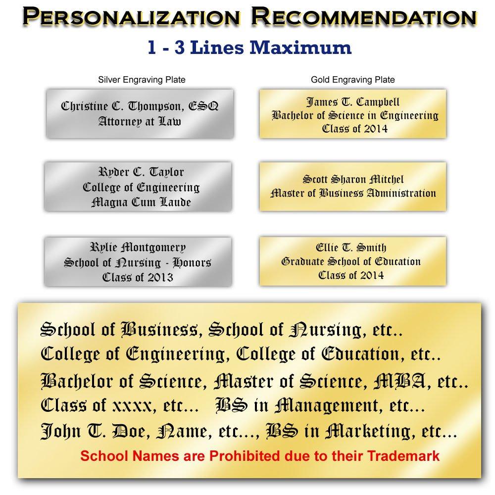 AllGiftFrames Diploma Frame University of San Diego USD Graduation Gift Idea Engraved Picture Frames Engraving Degree Certificate Holder Graduate Him Her Nursing Business Engineering Education School