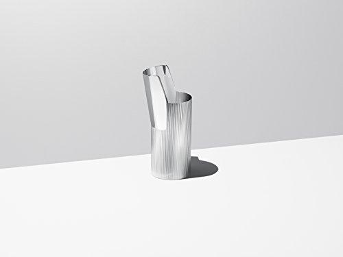 Georg Jensen Georg Jensen Urkiola Vase, Stainless Steel, Tall, Silver