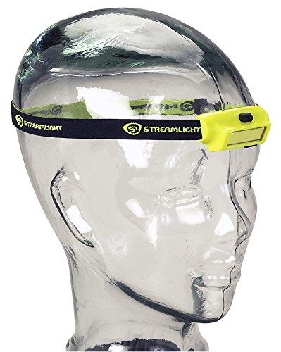 Streamlight Streamlight 61700 Bandit 180-Lumen Rechargeable LED Headlamp with USB Cord, Hat Clip & Elastic Headstrap, White LED, Yellow