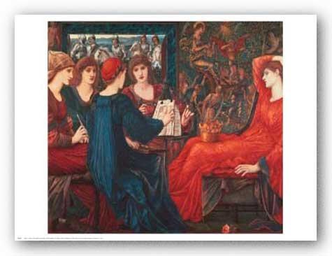 New York Graphics Laus Veneris by Sir Edward Burne-Jones 24.25"x22" Art Print Poster