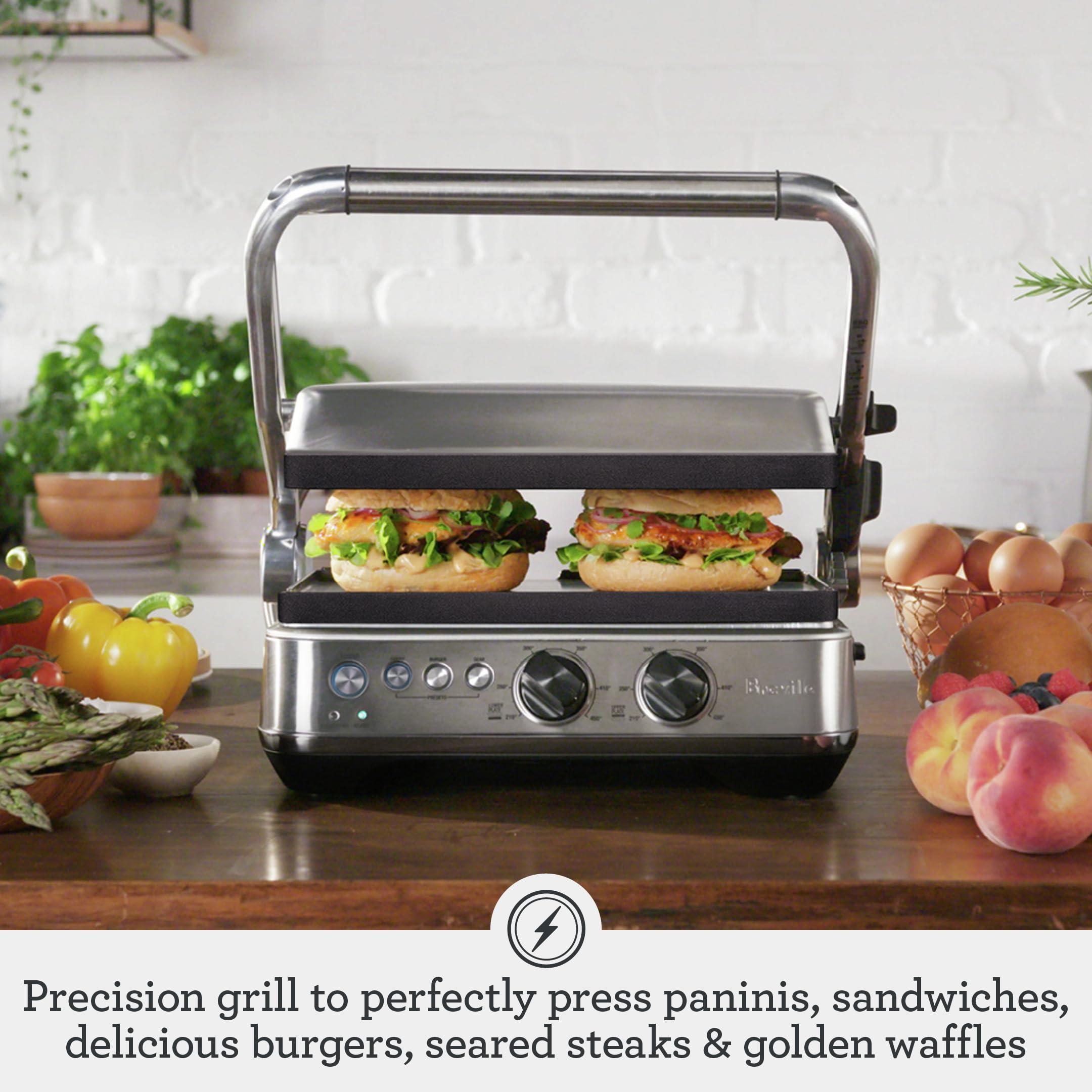 Breville Breville Sear & Press Grill BGR700BSS, Brushed Stainless Steel