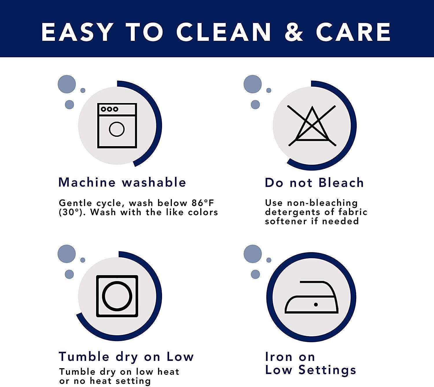 Olivialinen Dorm Room Bed Skirt, Light Blue Solid, Twin XL-50 Inches Drop, College Dorm Bed Skirt, 100% Microfiber Dorm Bed Skirt, Extra Long Dorm Room Bed Skirt