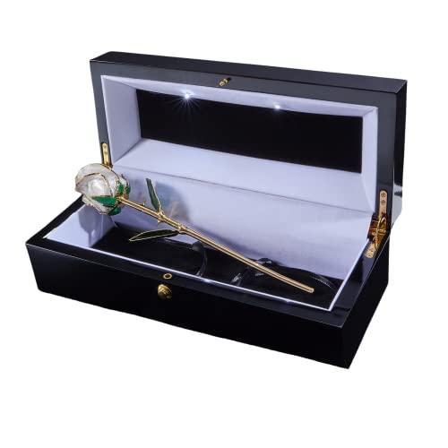 Eternal Rose Eternal Rose Pearl Collection - Real 24k Gold Dipped Rose - Gift for Her (Angel Dust)