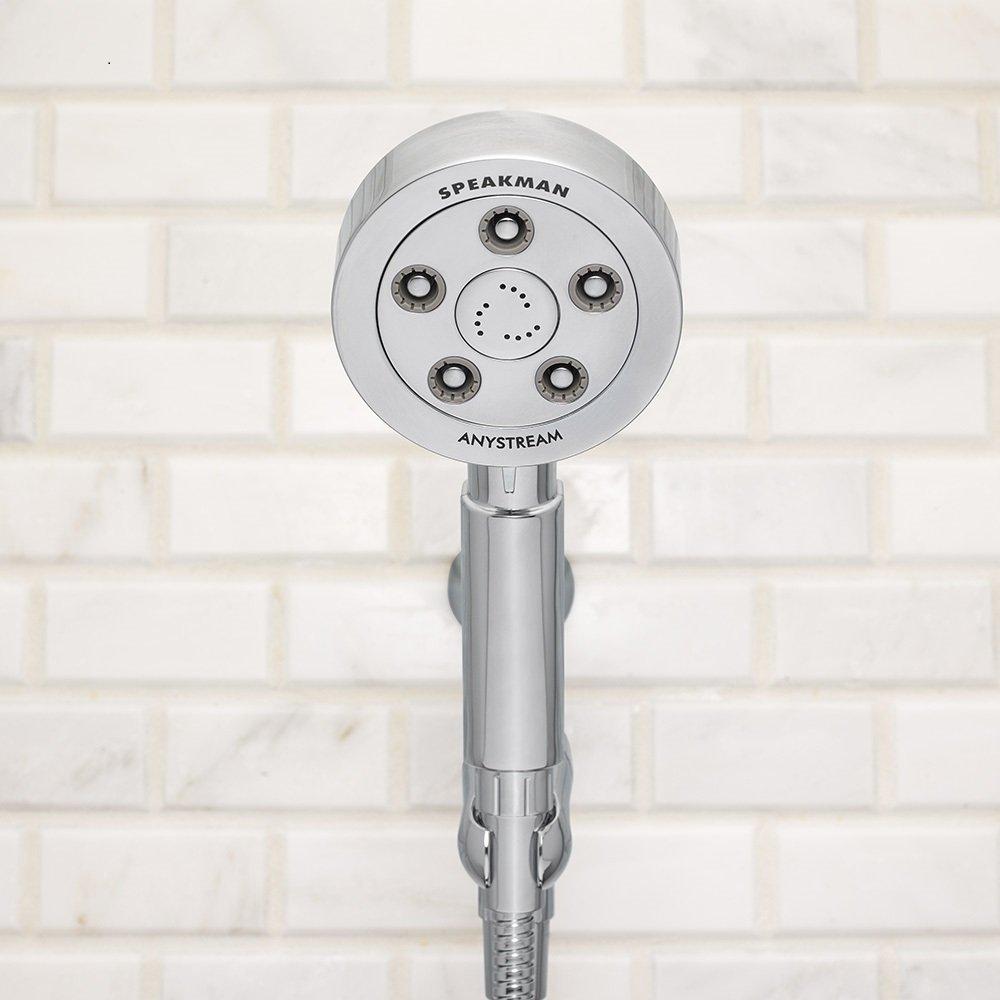Speakman Speakman VS-3010 Neo Anystream High Pressure Handheld Shower Head with Hose, Polished Chrome, 2.5 GPM