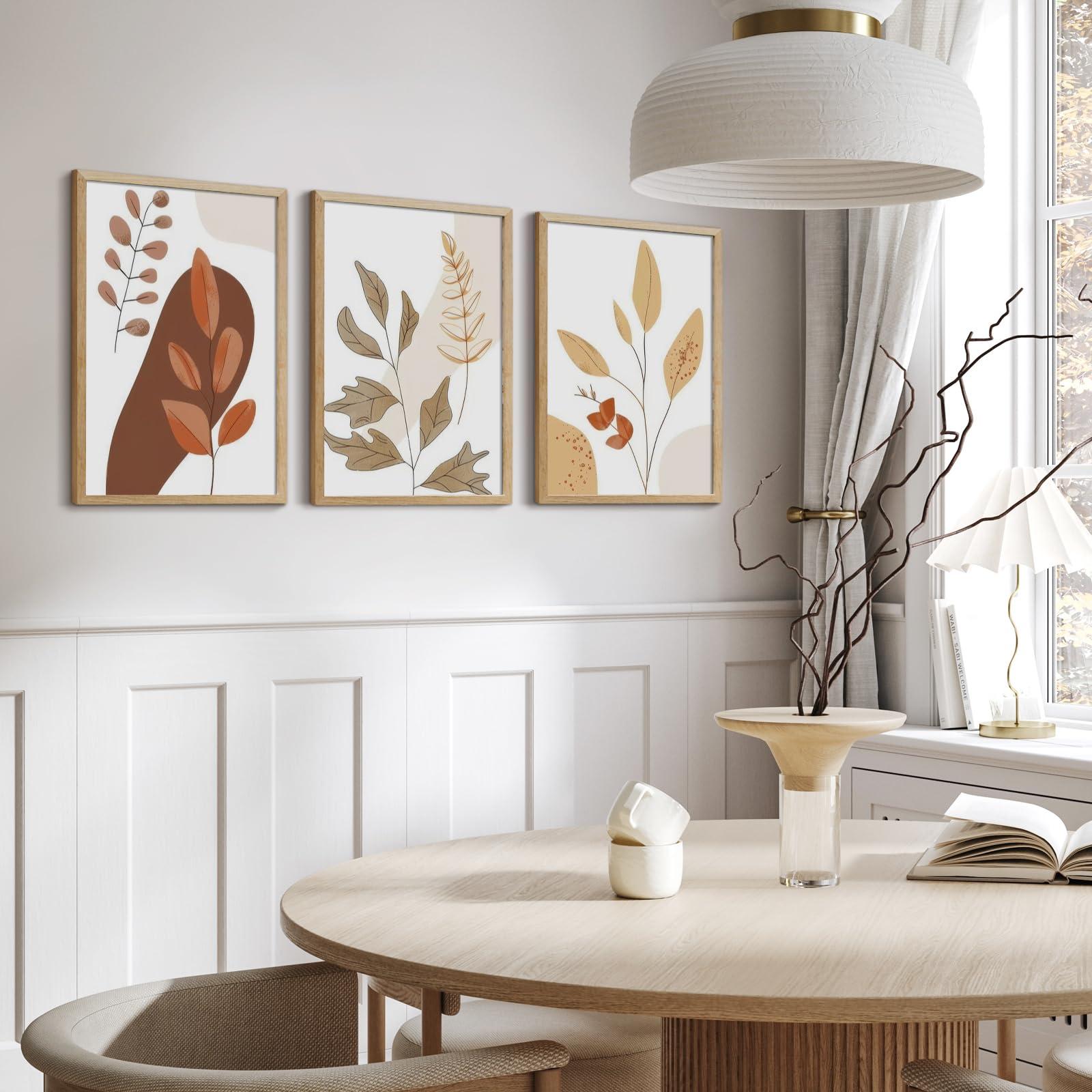 QTART QTART 12X18 Picture Frame, 12x18 Frame Natural Oak Wood Poster Frame for Photo Wall Mounting Tabletop Display, 12 by 18 Picture Frames,1 Pack