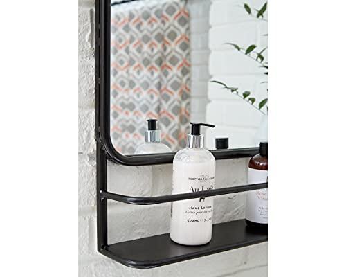 Signature Design by Ashley Signature Design by Ashley Ebba Contemporary Metal Accent Mirror, 22 x 31 Inches, Black