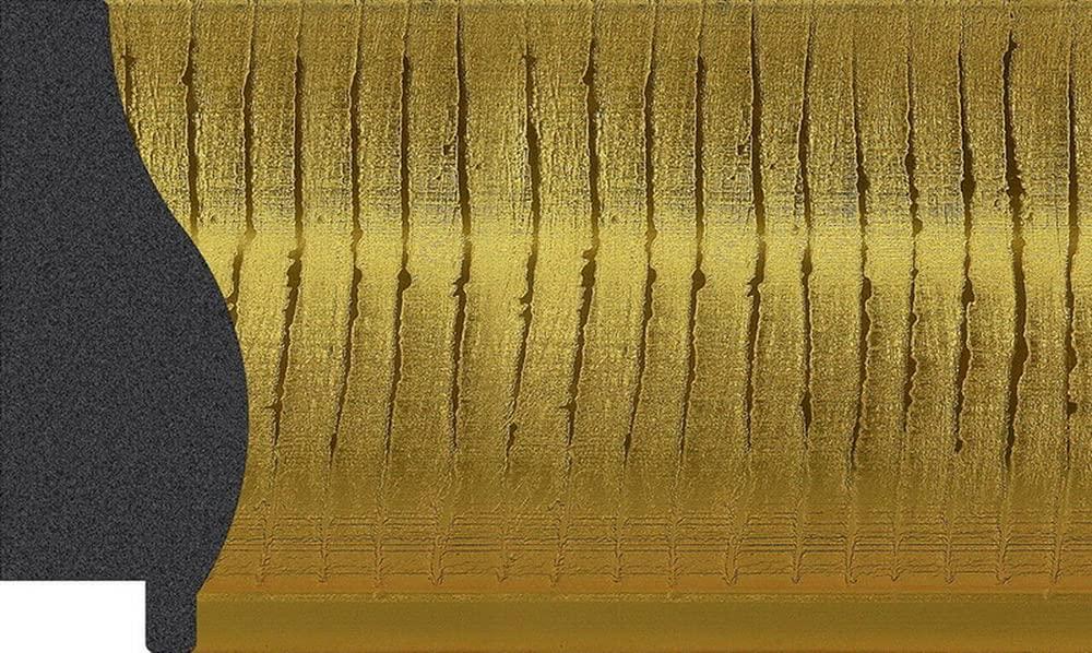 WHOLESALE ARTS AND FRAMES WHOLESALE ARTS AND FRAMES 3-5/8\" Polystyrene Millenial Modern Picture Frame 22x22 Metallic Gold by WholesaleArtsFrames-com 325 Series Made In USA