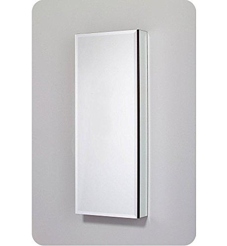 Robern Robern MC1640D4FBL M-Series Mirror Cabinet with Beveled Edge Door, Silver