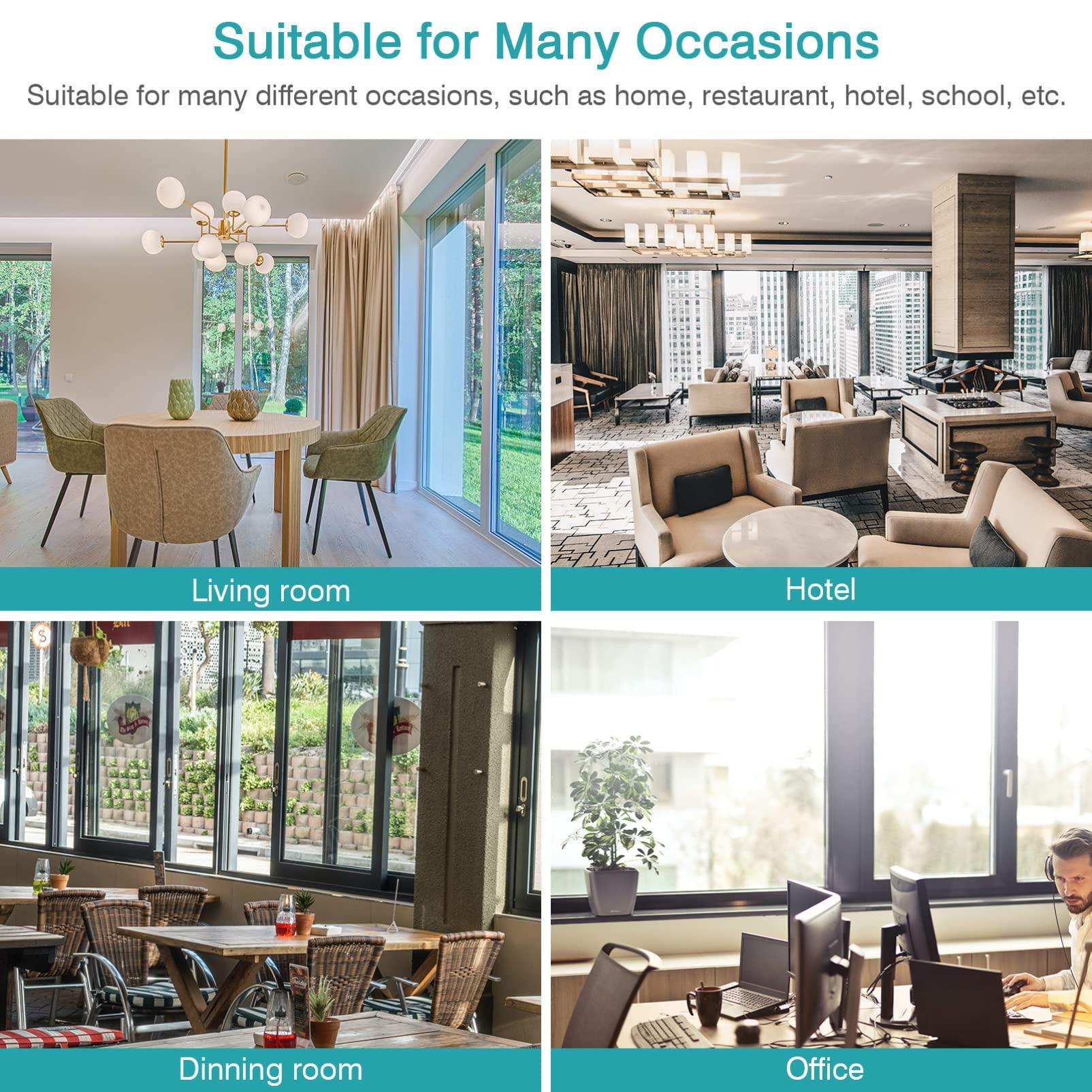 ibasenice ibasenice 60 Pcs Blind Trim Clip Clips for Blinds Plastic Valance Clamps Replaceable Blind Clamps Horizontal Blinds Clips Valance Installation Tool Transparent Valance Clips Blind Clips