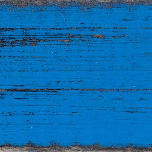 ArtToFrames ArtToFrames 22x30 Inch Blue Picture Frame, This 1\" Custom Wood Poster Frame is Distressed Bright Blue, for Your Art or Photos, 2WOMSM-ECO095-BBU-22x30