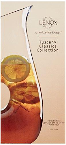 Lenox Lenox Tuscany Classics Pierced Pitcher, 48 Ounces, Clear