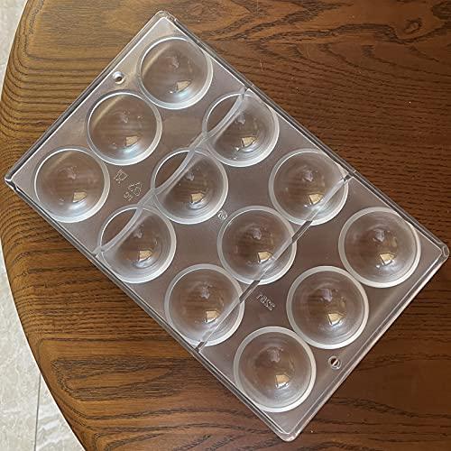 Goldbaking Goldbaking Ball Chocolate Mold Ball Polycarbonate Mould Chocolate Mold Hot Chocolate Bomb (Middle 2inch)