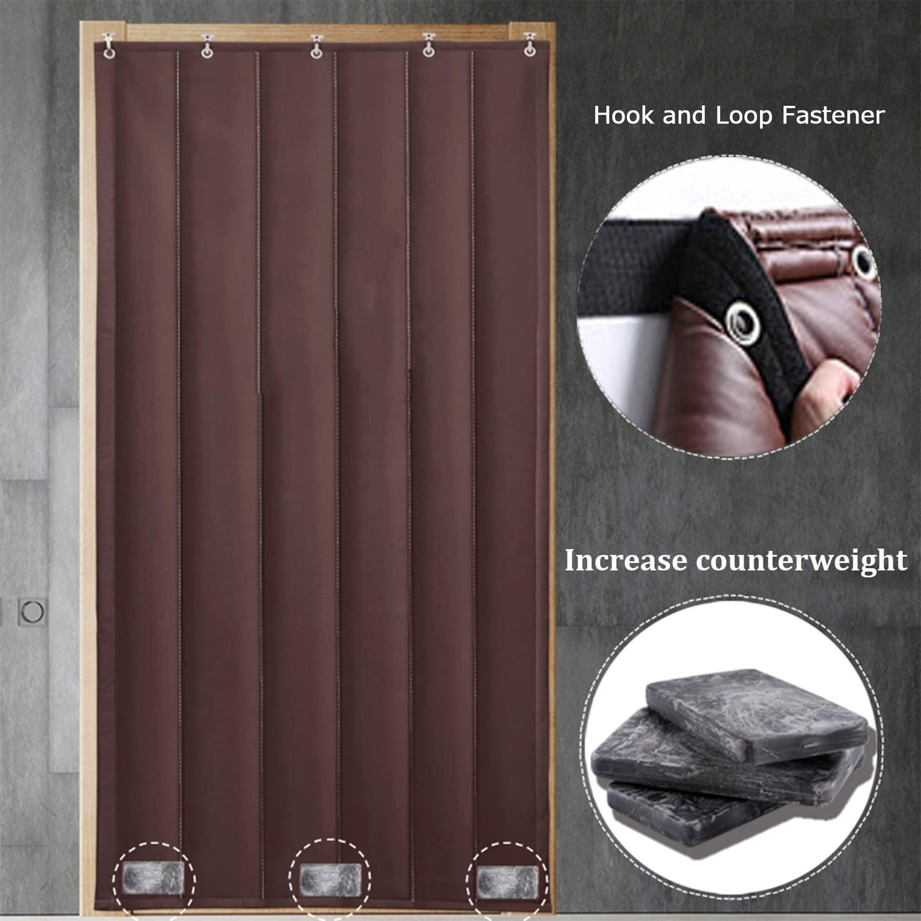 YYHJ YYHJ Sound Proof Curtains for Doorway,Sound Dampening Blanket,Privacy Blackout Window Drapes,Windproof Soundproof Keep Warm Curtain,for Bedroom Partition,Living Room and Dorm