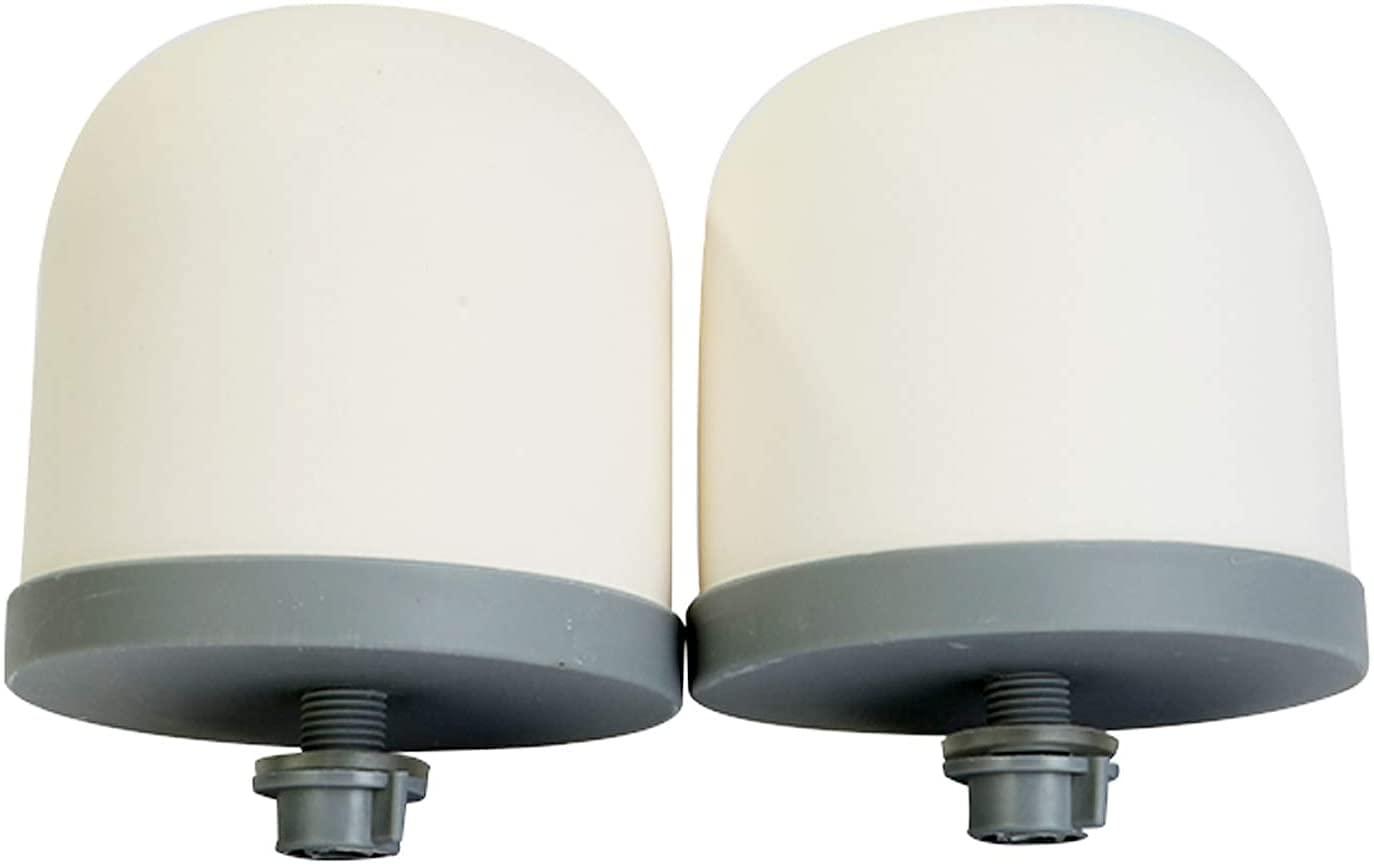 HUINING Huining 2PCS Ceramic Dome Replacement Filter for Household Water Bucket Filtration System Water Pitcher