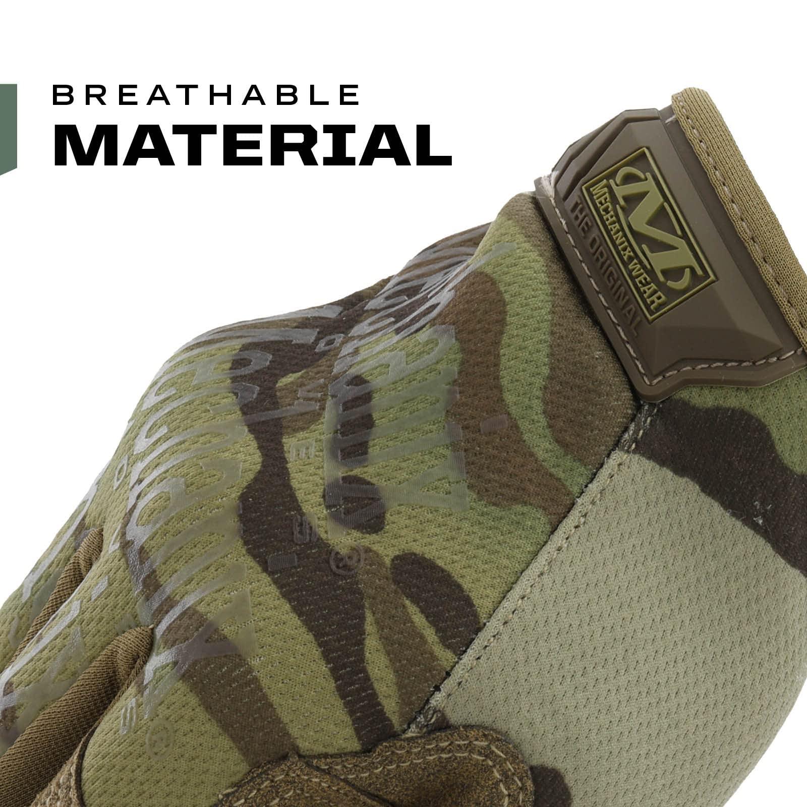 Mechanix Wear Mechanix Wear: The Original Tactical Work Gloves with Secure Fit, Flexible Grip for Multi-Purpose Use, Durable Touchscreen Safety Gloves for Men (Camouflage - MultiCam, Large)