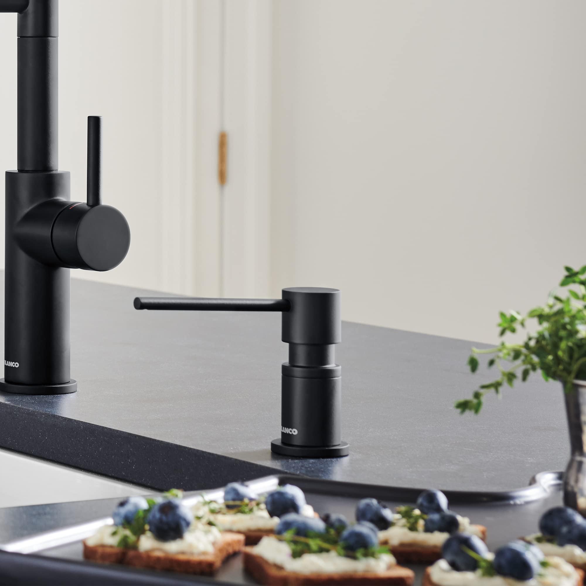 BLANCO BLANCO 443031 LATO Soap Dispenser, Matte Black
