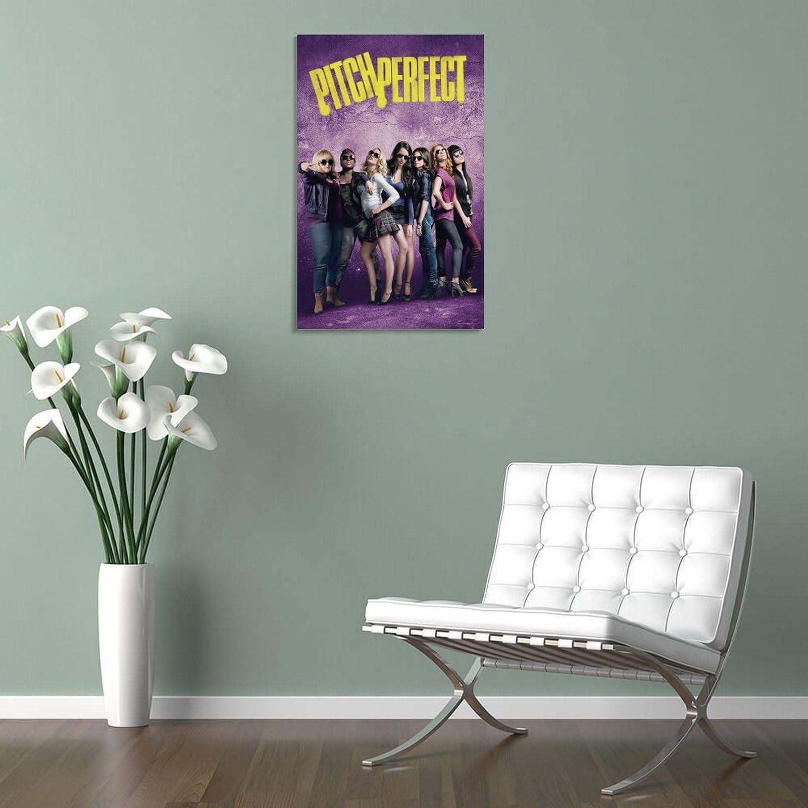 EHYXTEGX Movie Poster Pitch Perfect Poster 1 Canvas Painting Posters And Prints Wall Art for Living Room Bedroom Decor 12x18inch(30x45cm)