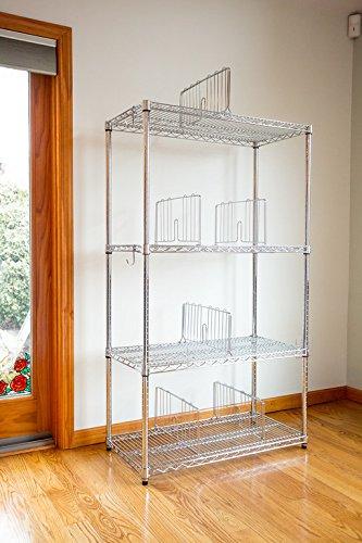 Omega Omega Products Corporation 12\" Wide Chrome Wire Shelf Divider