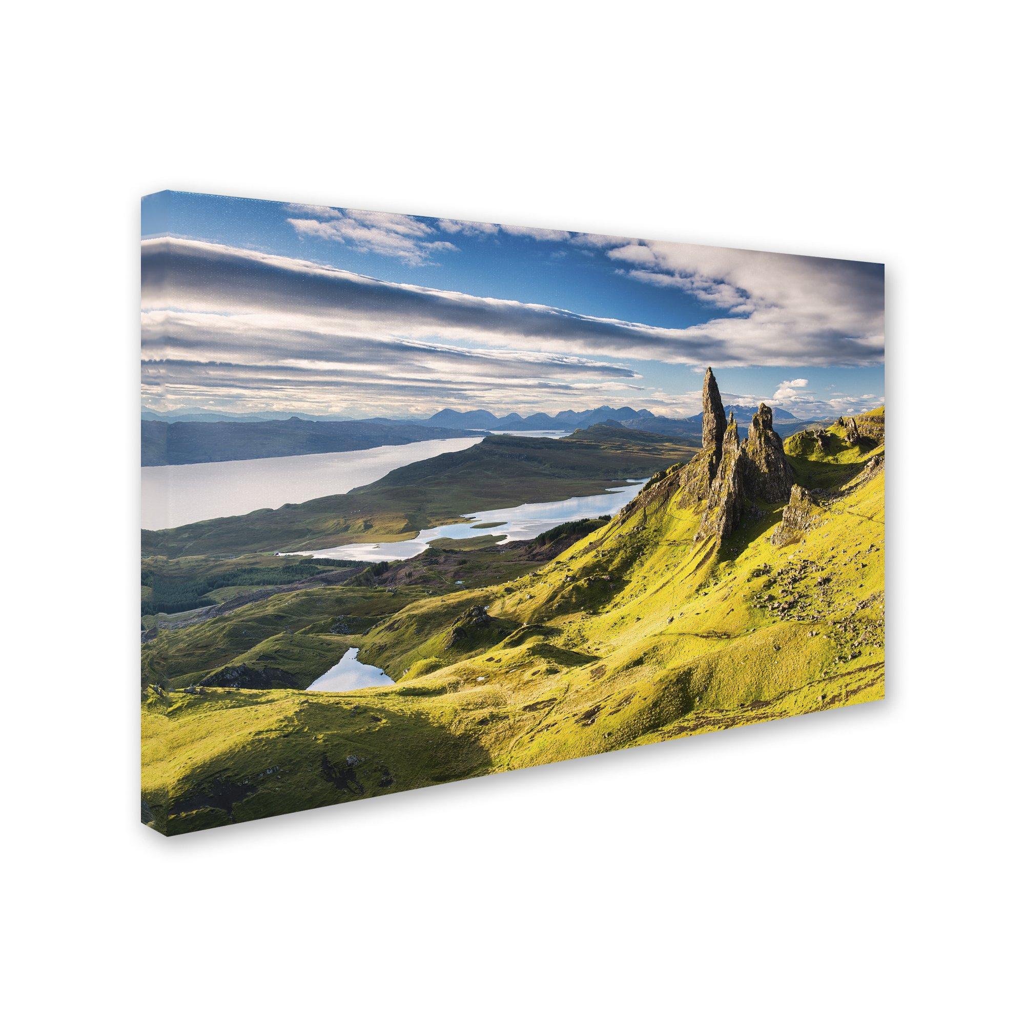 Trademark Fine Art Trademark Fine Art ALI2139-C3047GG Light on The Storr by Michael Blanchette Photography, 30x47-Inch, 30x47