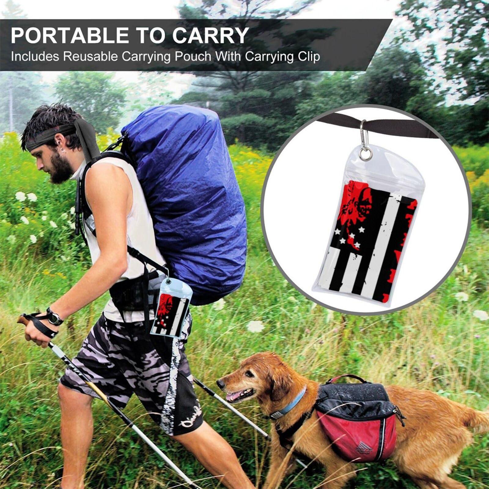 BYOBLU BYOBLU American Flag Native Blood Beach Towel Absorbent Bath Towel Quick Dry Towel Oversized Super 31.5\"X63\"