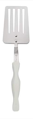Cutco CUTCO Model 1716 Slotted Turner Spatula with Pearl Handle\"White\" in plastic bag from the factory.