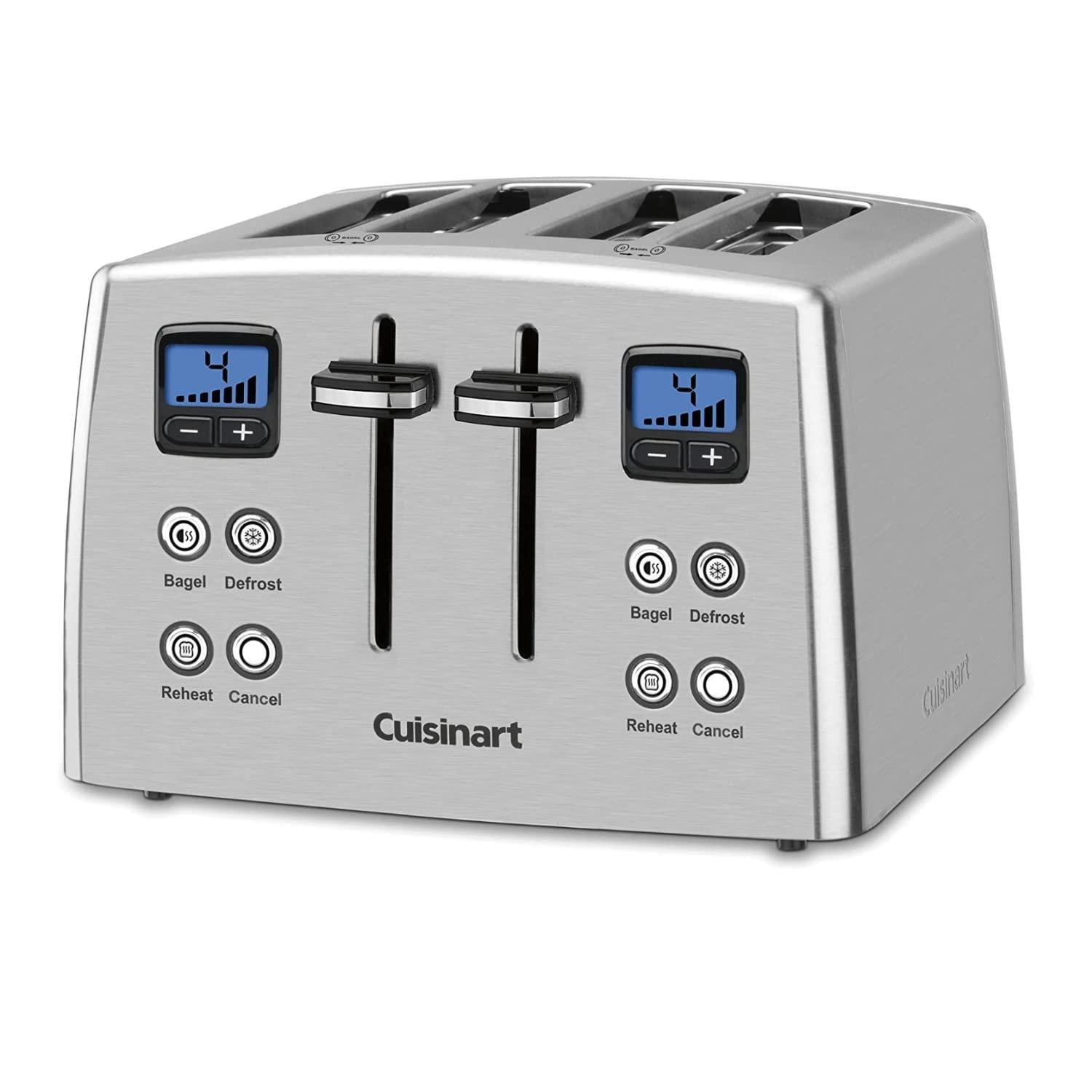 Cuisinart Cuisinart CPT-435P1 4-Slice Countdown Motorized Toaster, Stainless Steel