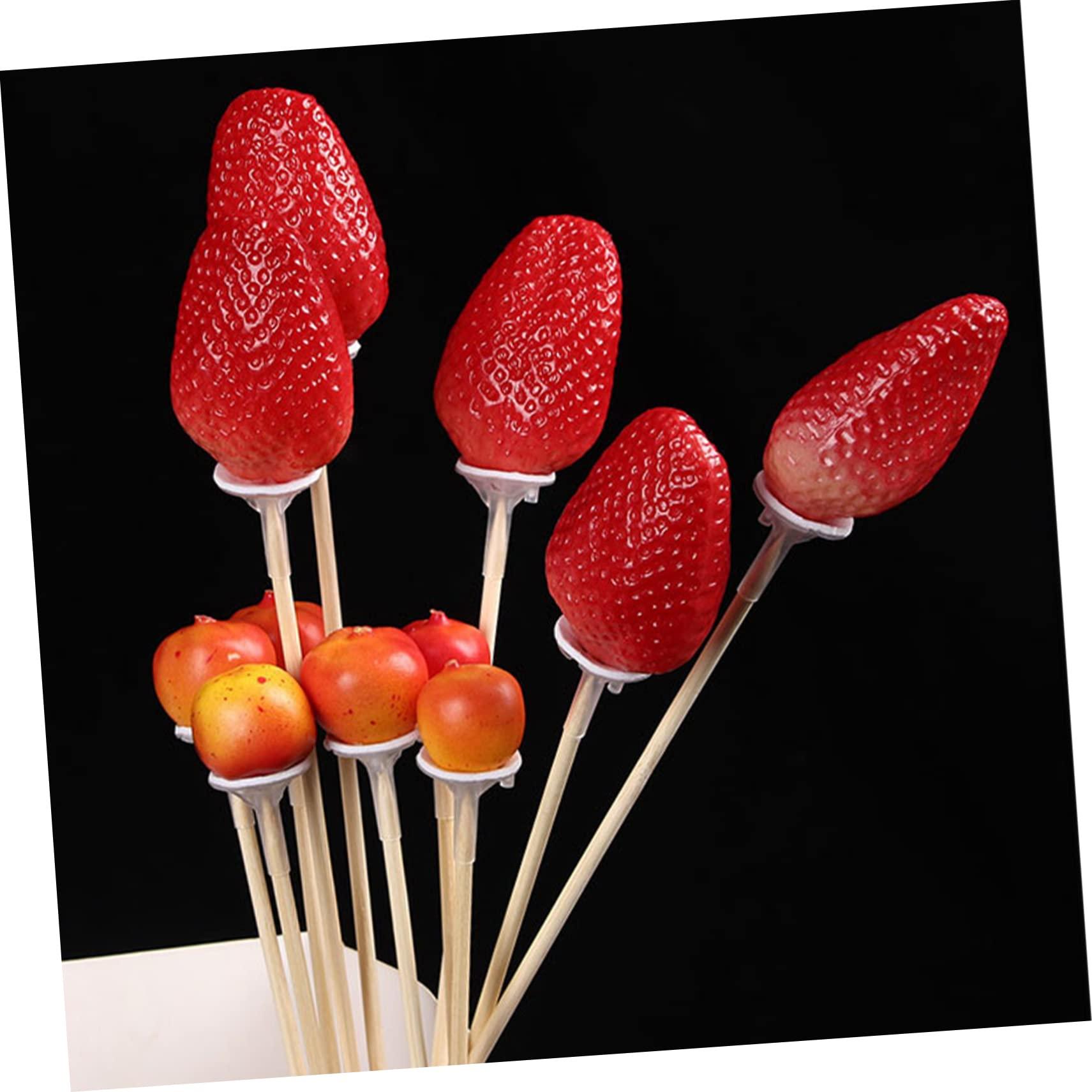 Operitacx Operitacx 300 Pcs Chocolate Torus Cake Pop Stand Cotton Candy Sticks Dessert Liners Mini Chocolate Wrapper Lids Holders Chocolate Molds Snacks Cake Pop Mold Candy Molds Graham White Plastic