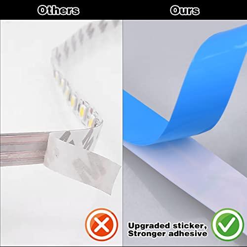 iNextStation iNextStation 12V LED Light Strip IP65 Waterproof Green LED Strip Lights 16.4ft/5m Cuttable 300 SMD 2835 LED Tape Flexible Led Lights for Bedroom Outdoor Indoor Decor (Power Adapter not Included)