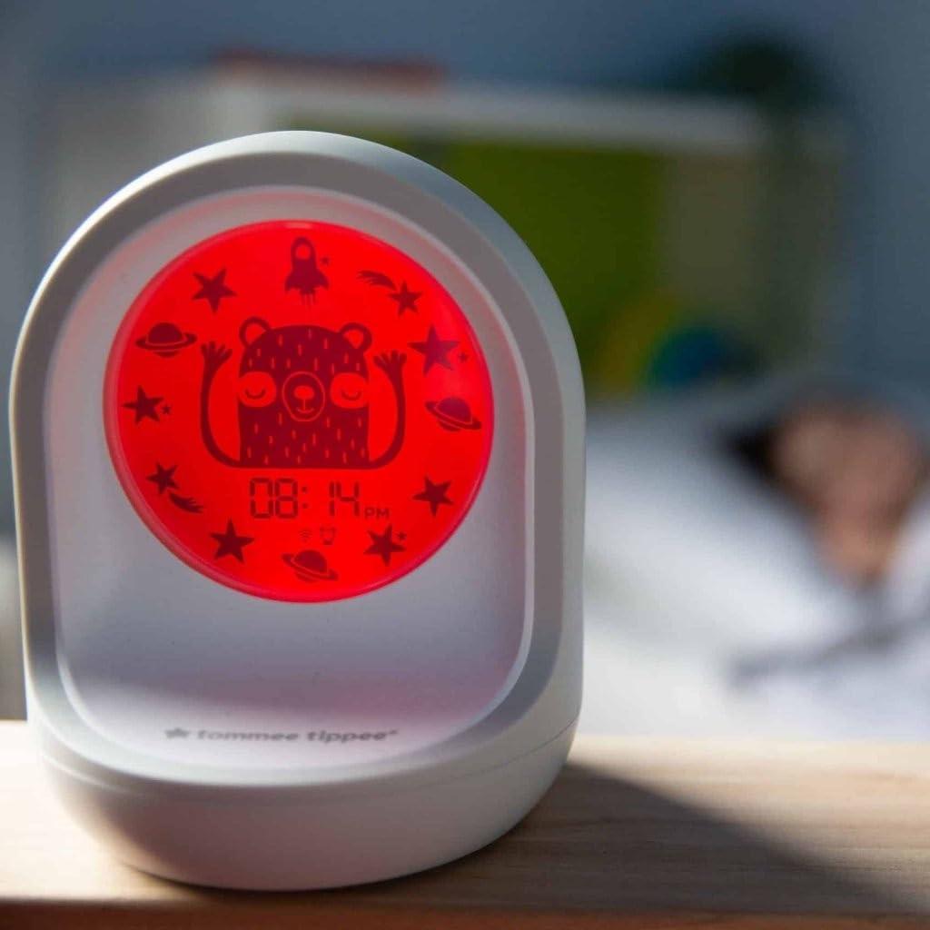 Tommee Tippee Tommee Tippee Sleep Trainer Clock, Timekeeper Connected Sleep Aid |App-Enabled Alarm Clock and Nightlight for Children