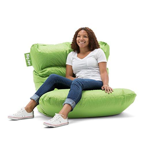 Big Joe Big Joe Roma Bean Bag Chair, Spicy Lime Smartmax, Durable Polyester Nylon Blend, 3 feet
