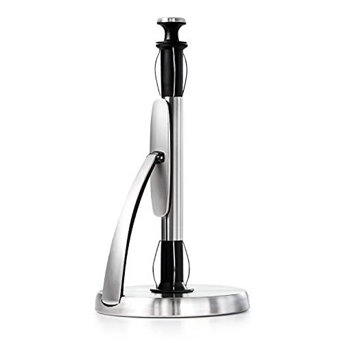 OXO OXO Good Grips SimplyTear Paper Towel Holder - Stainless Steel (Silver & Black)