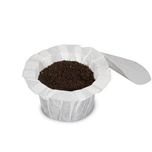 PERFECT POD Perfect Pod EZ-Cup Disposable Paper Filters with Patented Lid Design for Reusable Coffee Pods 4-Pack (200 Filters)